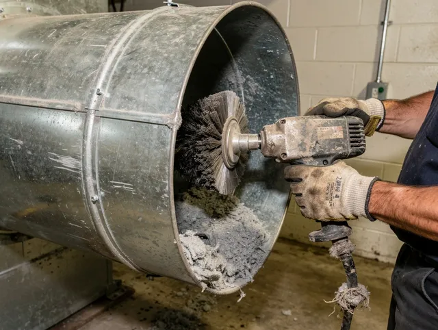 Industrial-grade dryer vent cleaning by Dublin Dryer Vent Cleaning in Dublin